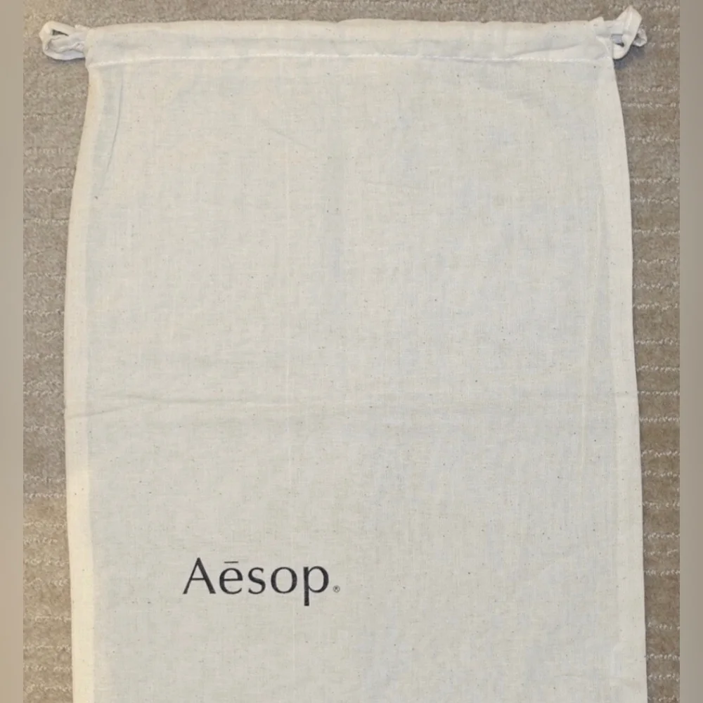 Aesop drawstring bag